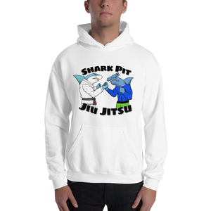 Unisex Cartoon Shark Pit Logo Hoodie