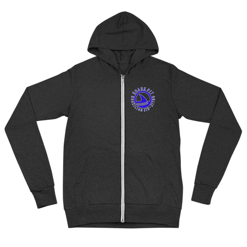 Unisex Shark Pit Logo Zip-Up Hoodie