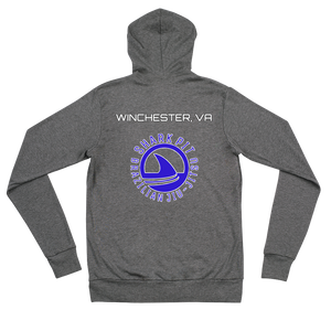 Unisex Shark Pit Logo Zip-Up Hoodie